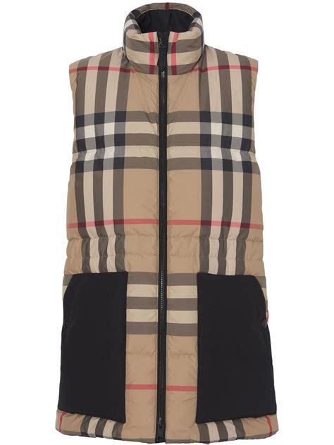 burberry weste|women's burberry vest.